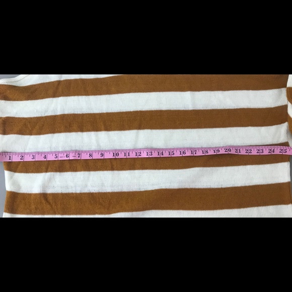 Socialite Striped Mock Neck Dolman Sleeve Sweater - Picture 6 of 7